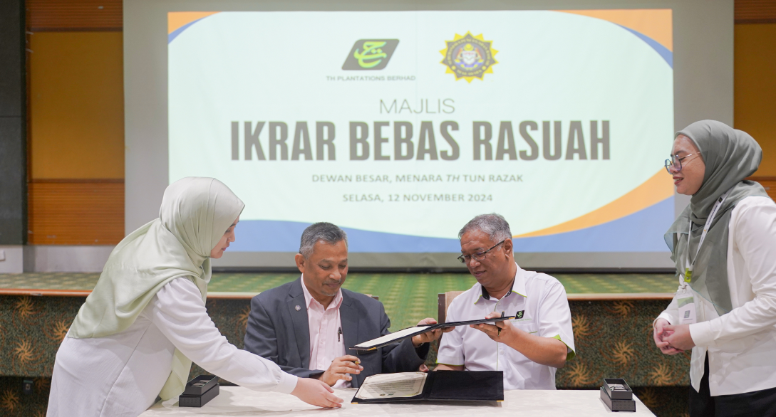 TH PLANTATIONS ANJUR MAJLIS IKRAR BEBAS RASUAH, PERKUKUH KOMITMEN INTEGRITI